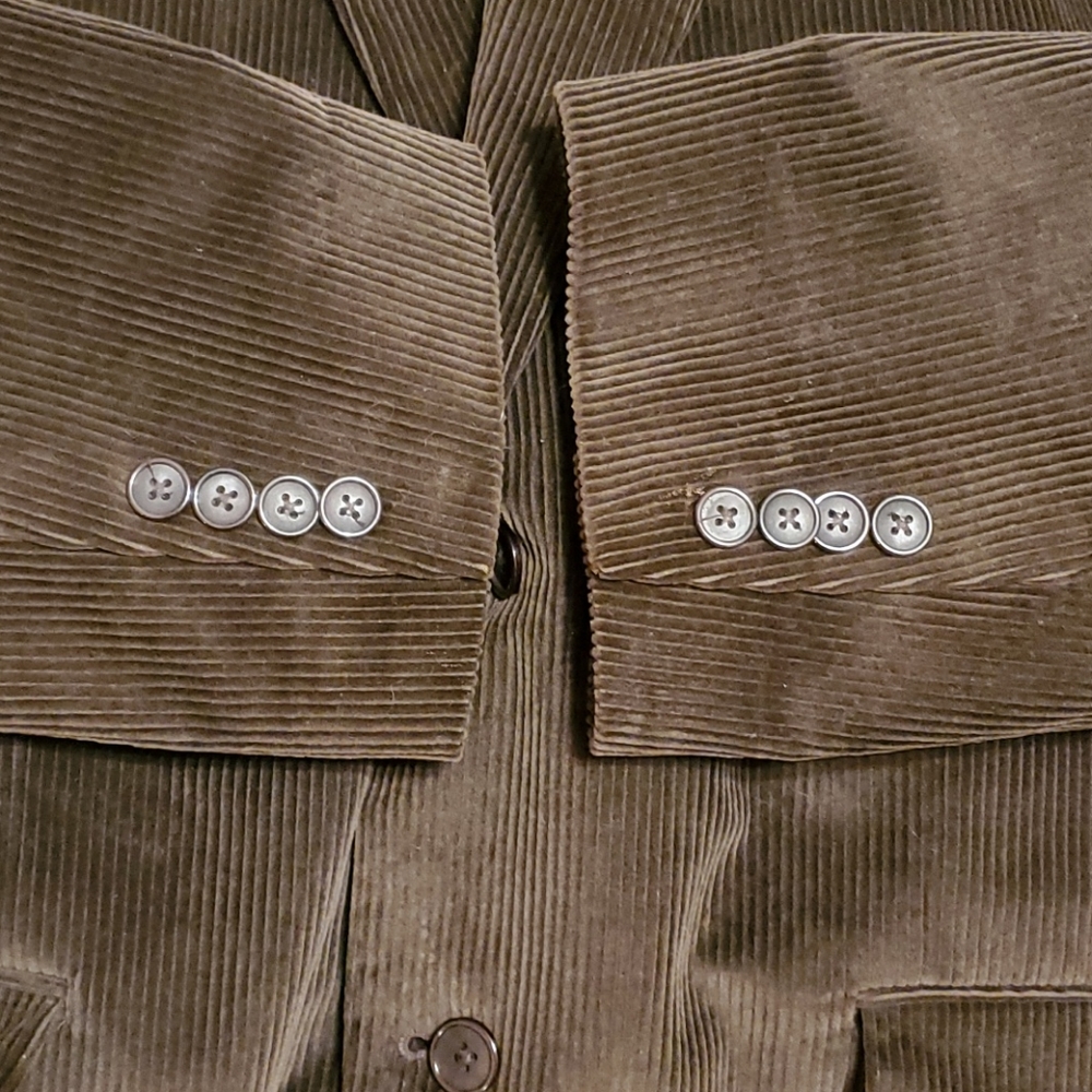 Cross and Winsor Men's Corduroy Sport Coat - Picture 7 of 7